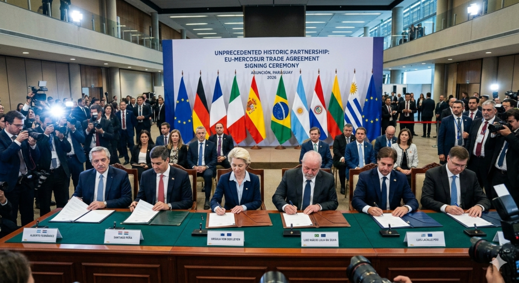 EU–Mercosur Agreement Signing
